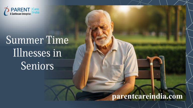 How to Manage Summer Time Illnesses in Seniors with Santhosam’s Elder Care Approach?