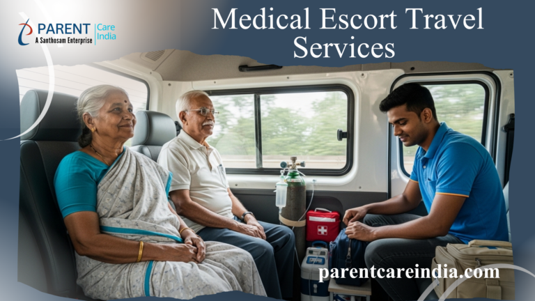 Reliable Medical Escort Services for Elderly Travelers with Santhosam’s Expert Support