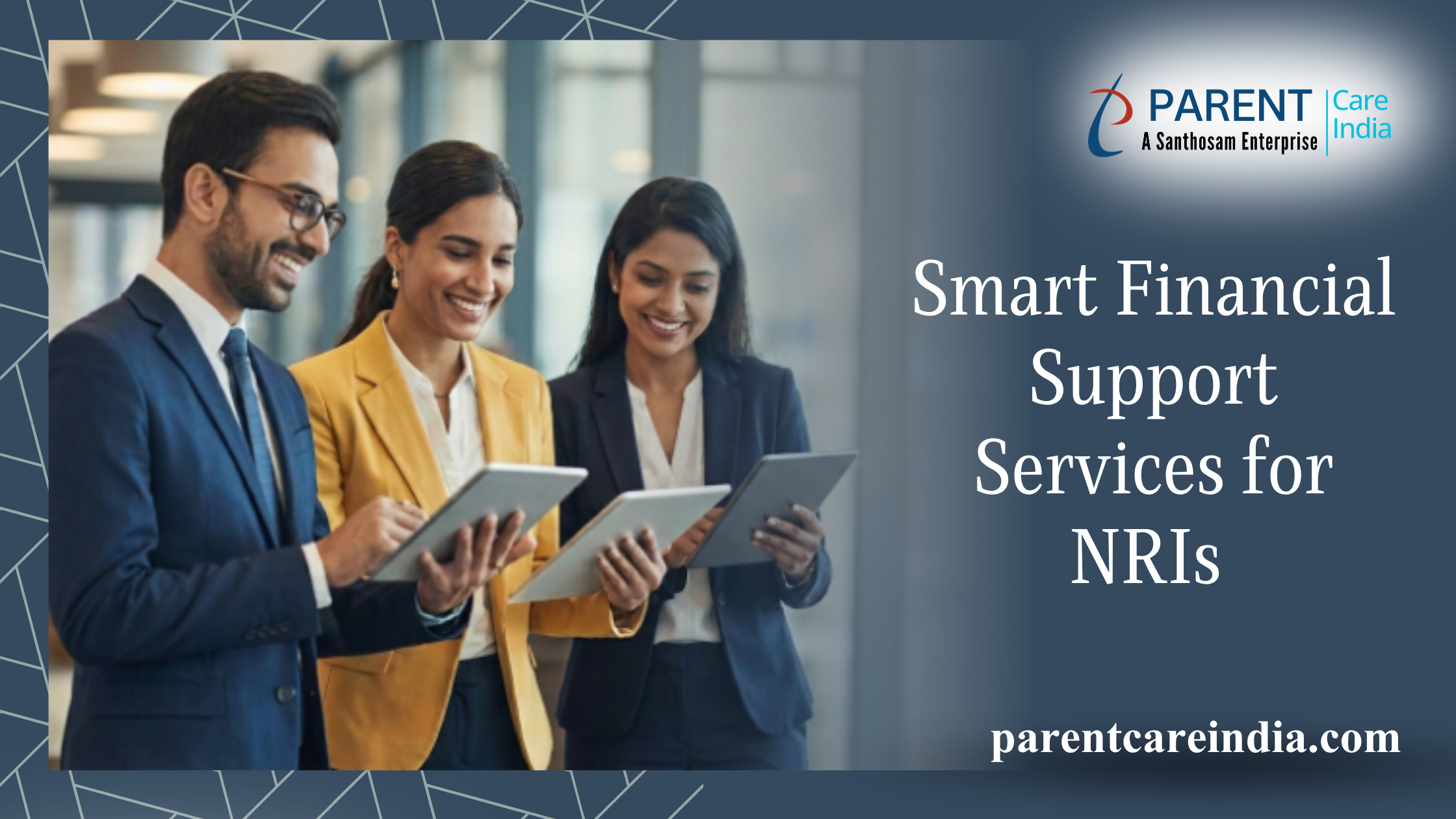 Smart Financial Support Services for NRIs with Santhosam